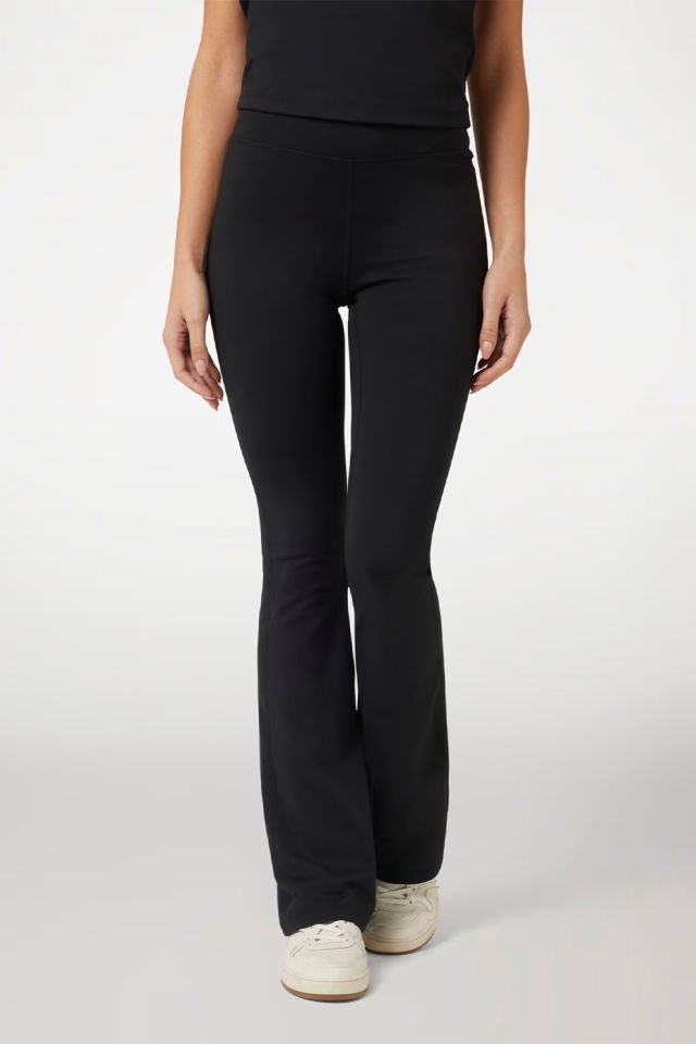 Guess Yüksek Bel Flare Tayt Siyah