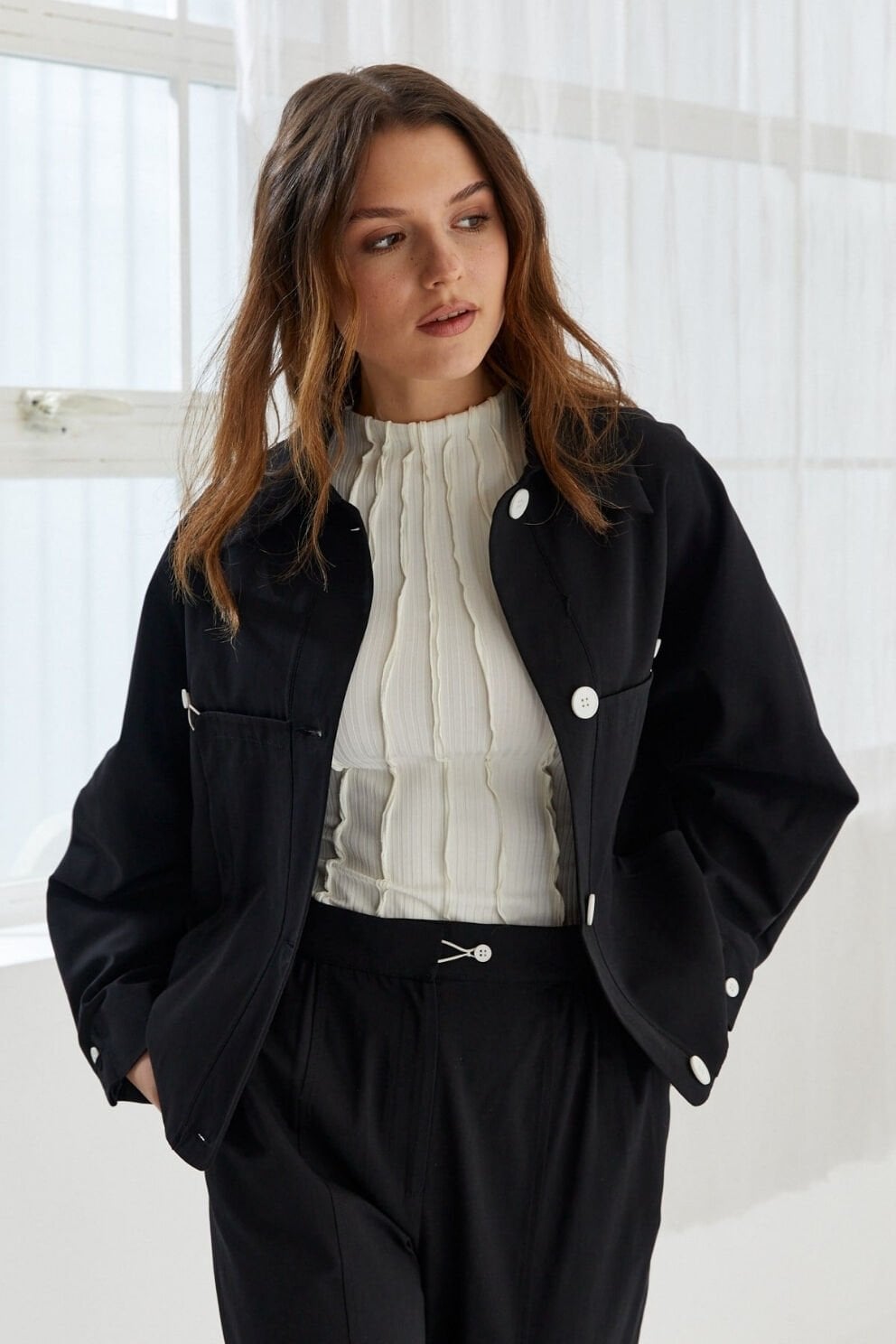 Naar Bomber Ceket Siyah