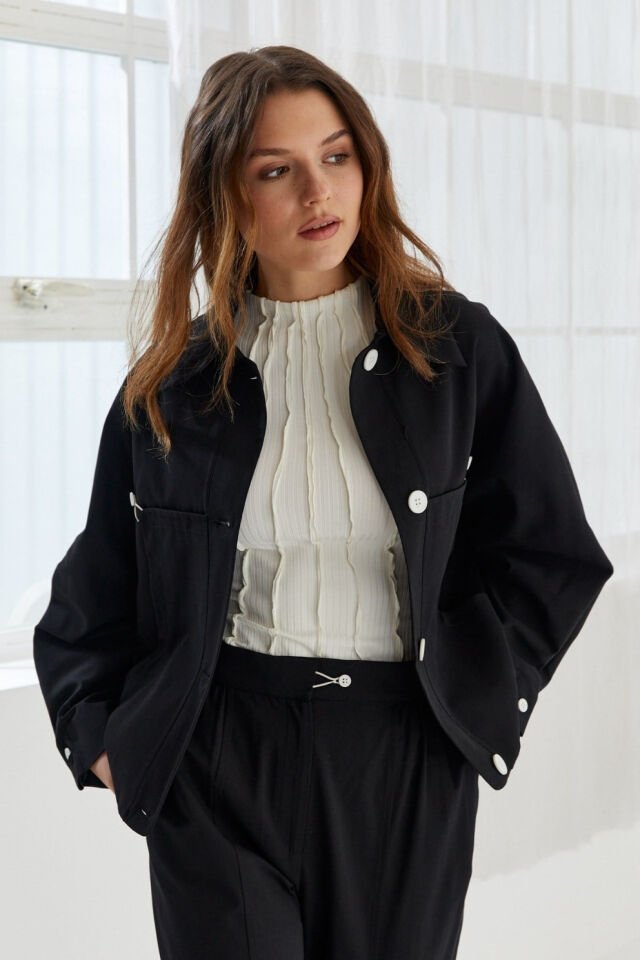 Naar Bomber Ceket Siyah