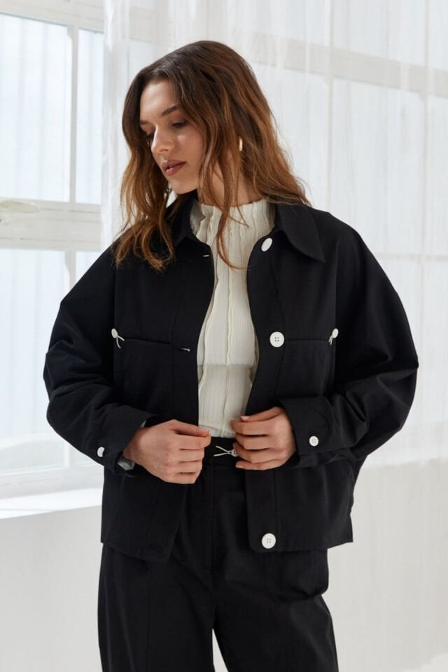 Naar Bomber Ceket Siyah