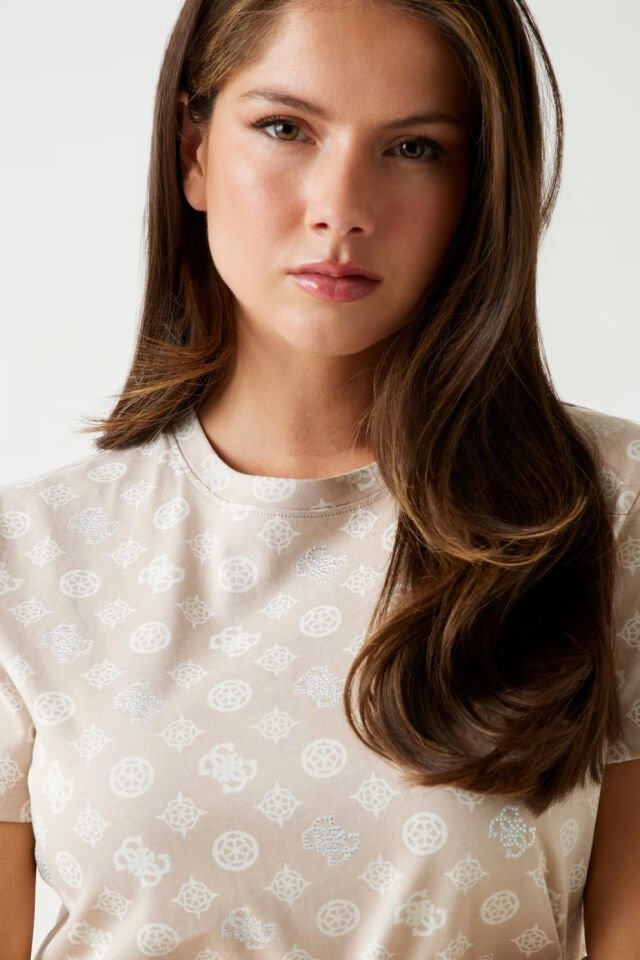 Guess Tamamı Logolu T-shirt