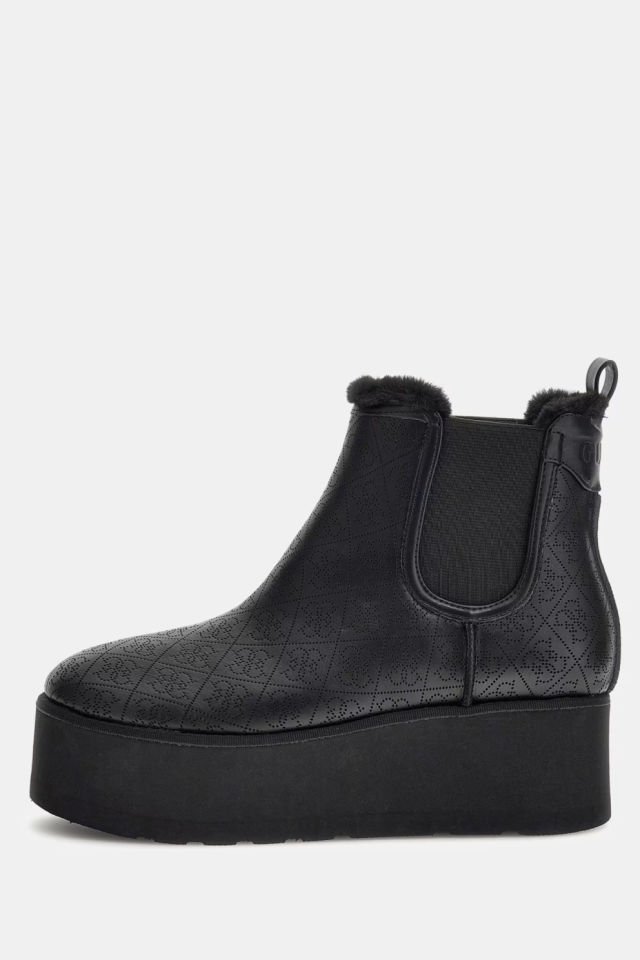 Guess Jilaine 4g Logolu Bot Siyah