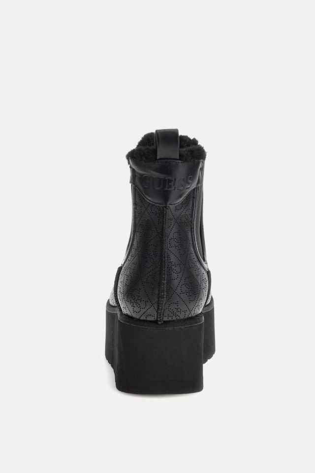 Guess Jilaine 4g Logolu Bot Siyah