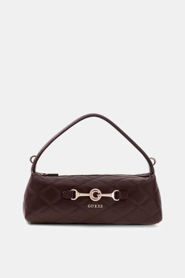 Guess Frances Mini Çapraz Askılı Çanta Bordo