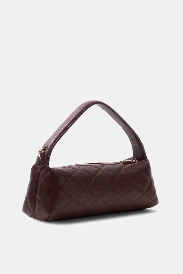 Guess Frances Mini Çapraz Askılı Çanta Bordo