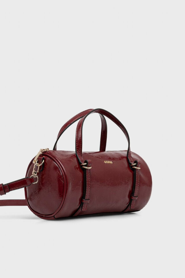 Guess Taylor Mini El Çantası Suni Deri Kırmızı