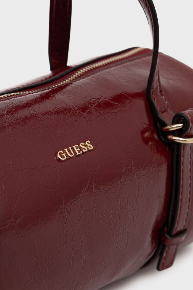 Guess Taylor Mini El Çantası Suni Deri Kırmızı