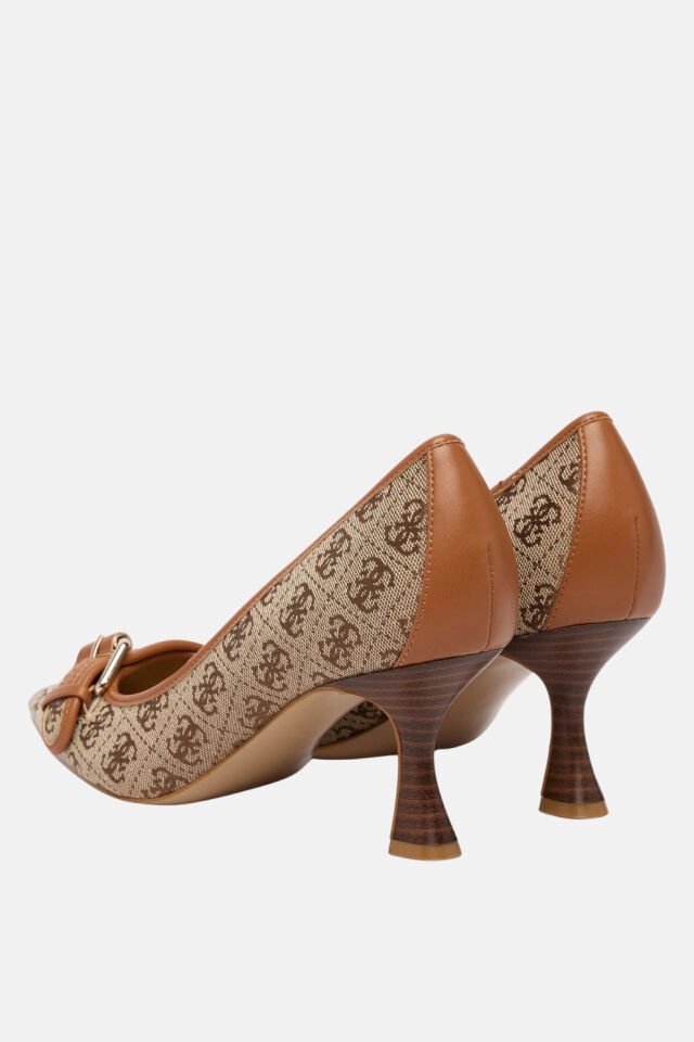 Guess Topuklu Ayakkabı Koyu Bej