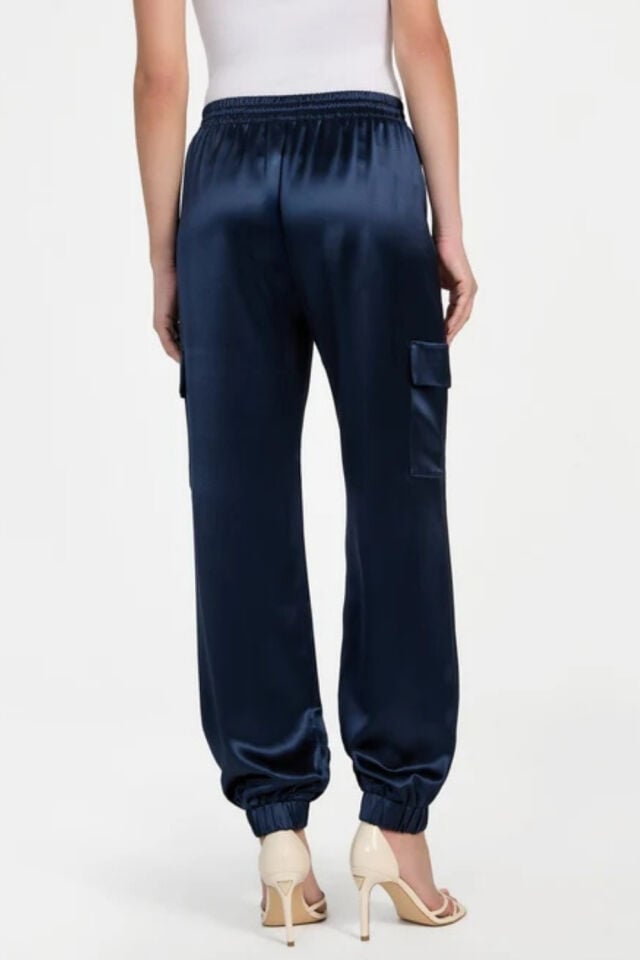 Guess Slim Fit Kargo Jogger Pantolon Mavi