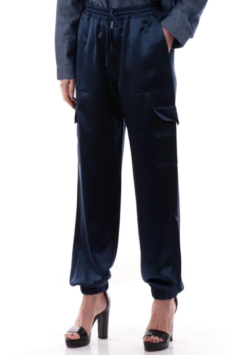 Guess Slim Fit Kargo Jogger Pantolon Mavi
