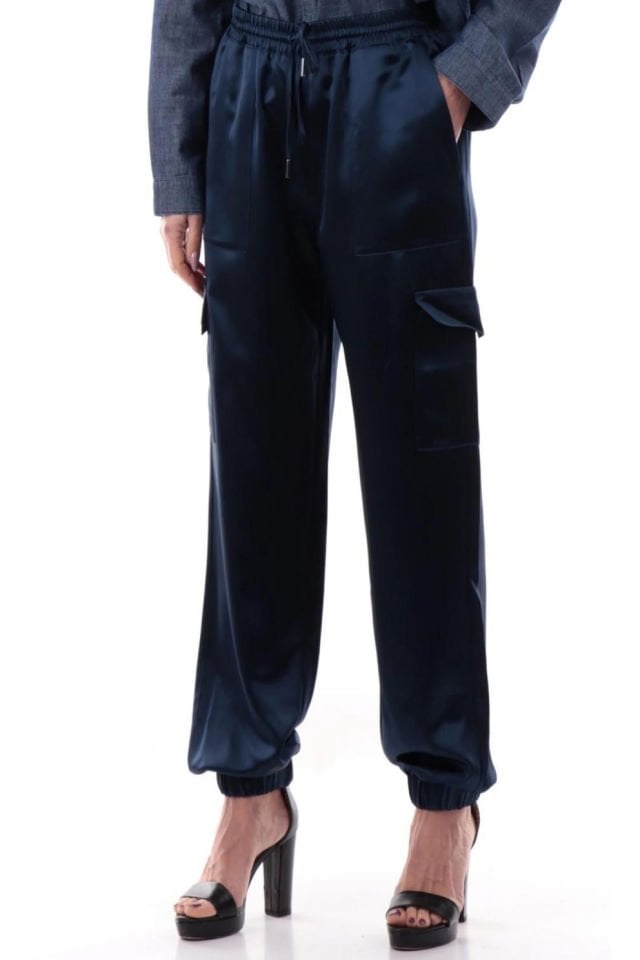 Guess Slim Fit Kargo Jogger Pantolon Mavi