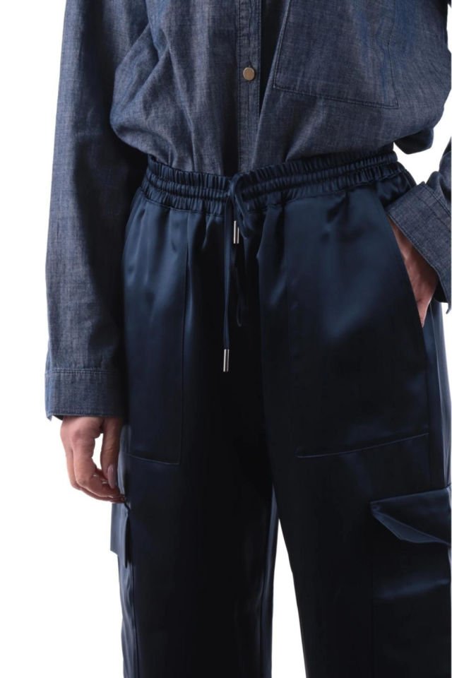 Guess Slim Fit Kargo Jogger Pantolon Mavi