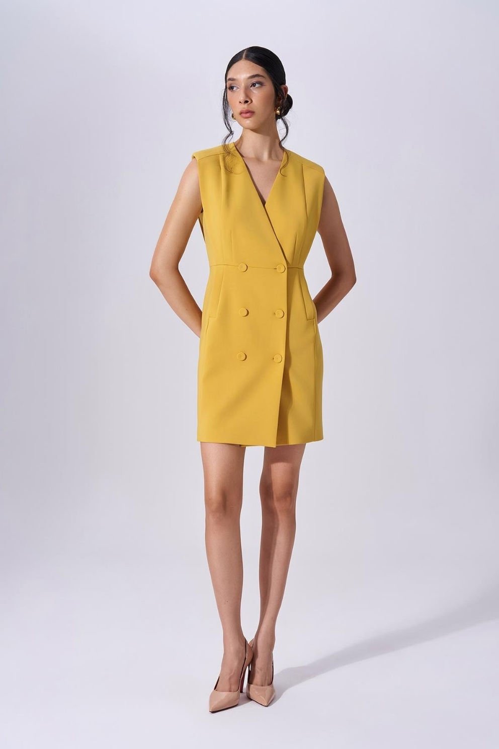 Naar Elbise Koyu Sarı