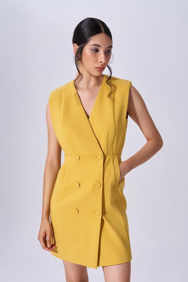 Naar Elbise Koyu Sarı