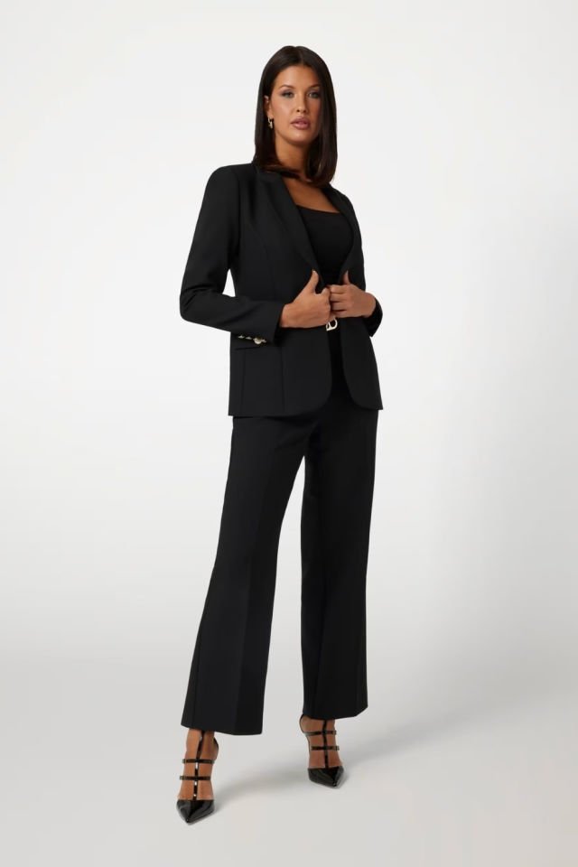 Guess Marciano Streç Tüvit Blazer Siyah