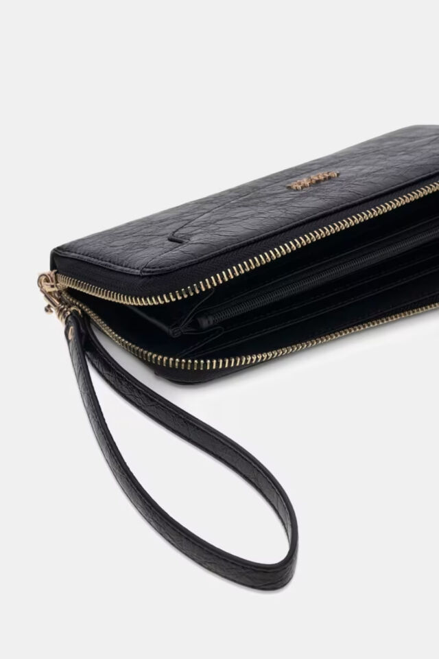 Guess Antonia Maxi Cüzdan Siyah