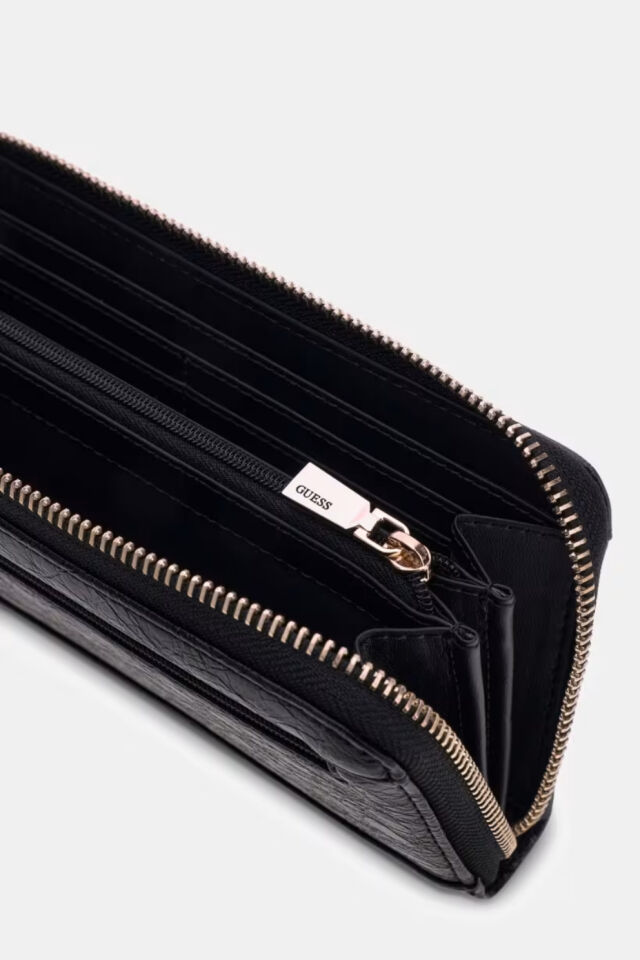 Guess Antonia Maxi Cüzdan Siyah