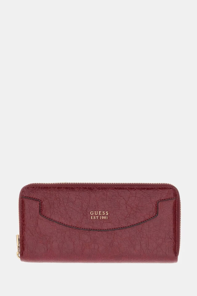 Guess Antonia Maxi Cüzdan Bordo
