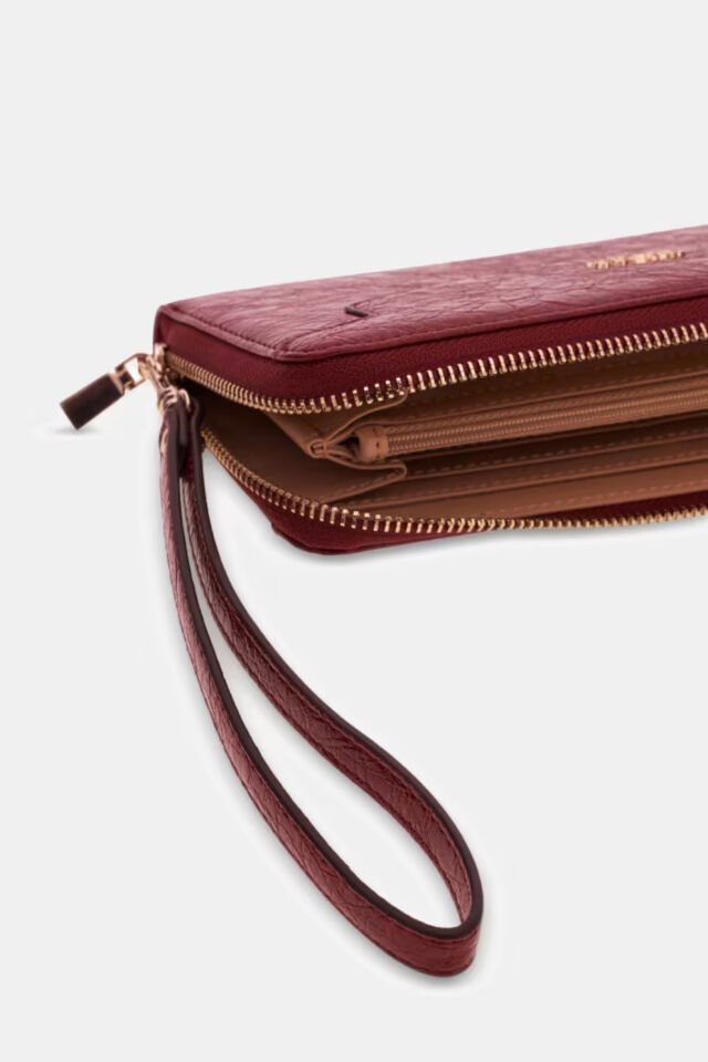Guess Antonia Maxi Cüzdan Bordo