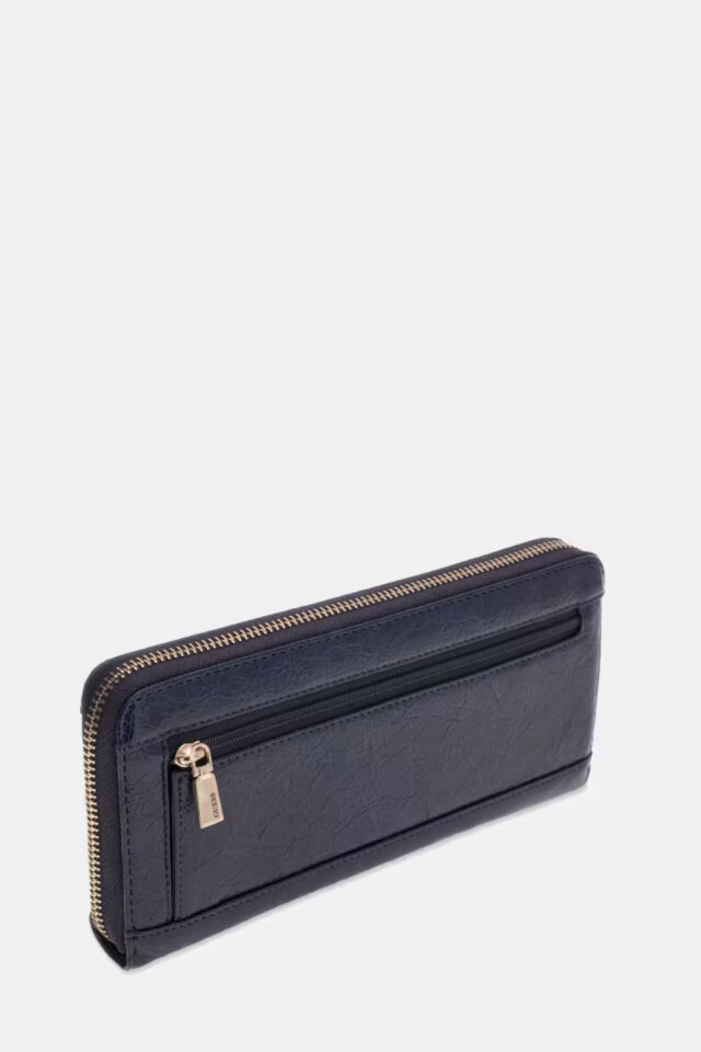 Guess Antonia Maxi Cüzdan Koyu Mavi