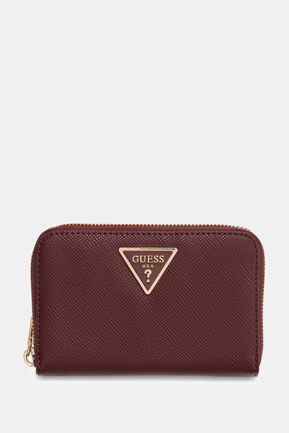 Guess Laurel Saffiano Cüzdan Bordo