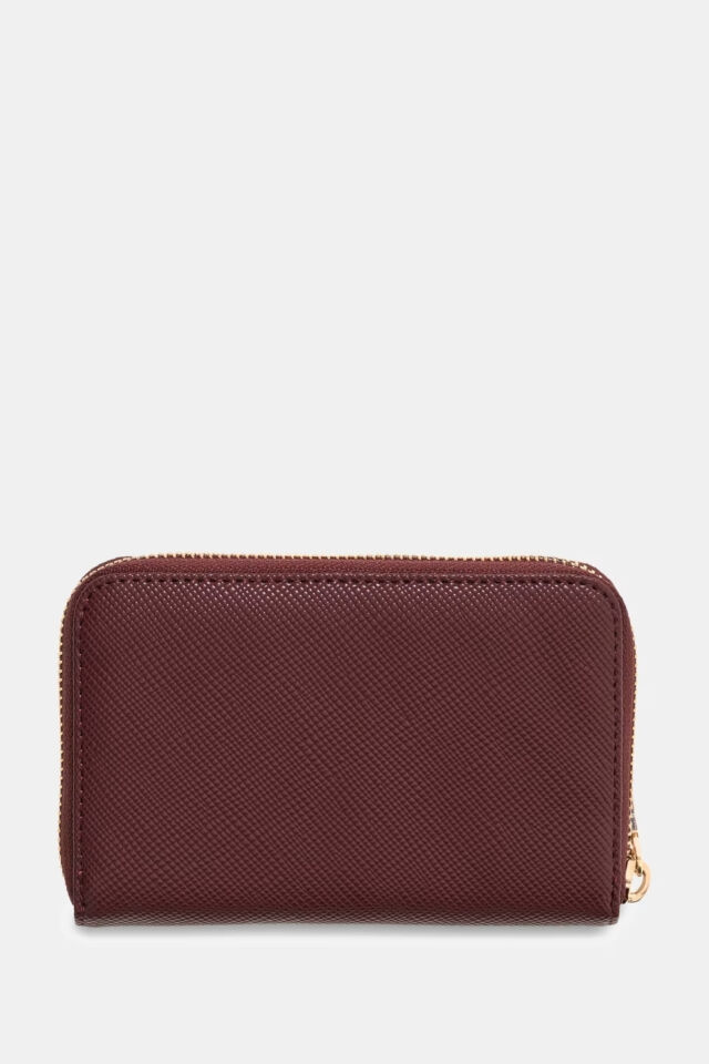 Guess Laurel Saffiano Cüzdan Bordo