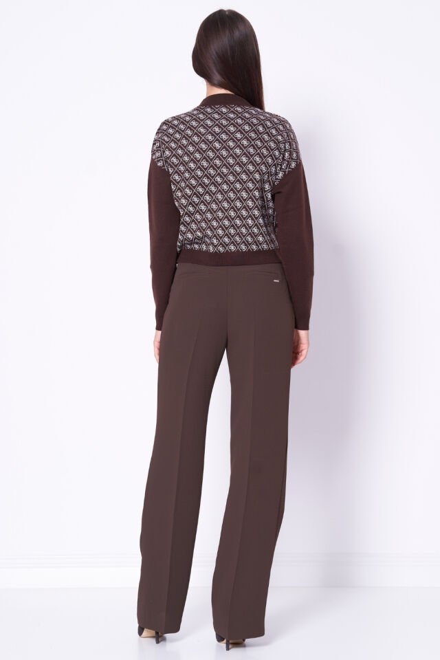 Guess Kahverengi 4G logolu Kazak