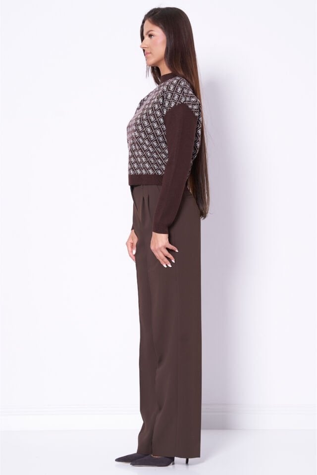 Guess Kahverengi 4G logolu Kazak