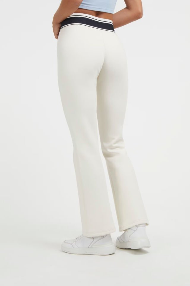 Guess İspanyol Paça Scuba Pantolon Krem