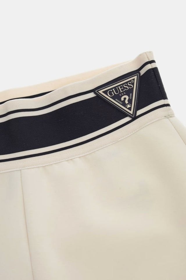 Guess İspanyol Paça Scuba Pantolon Krem