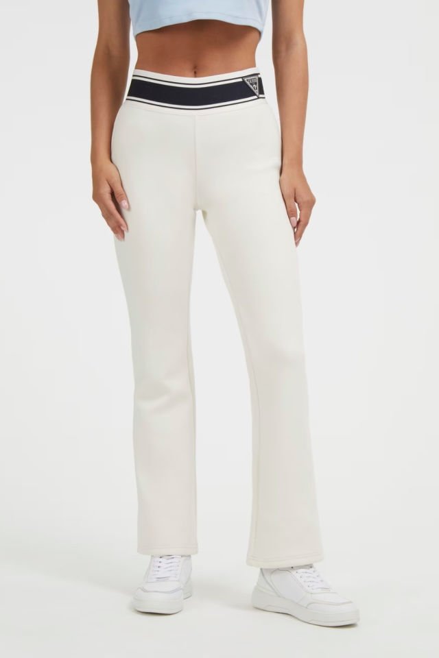 Guess İspanyol Paça Scuba Pantolon Krem