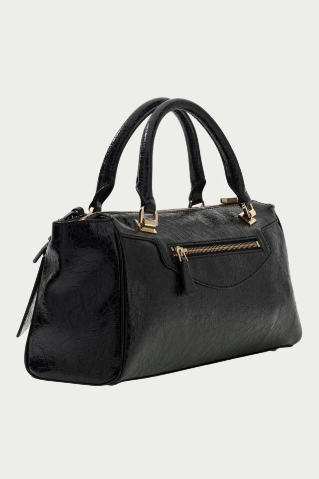 Guess Antonia Satchel S Siyah Çanta