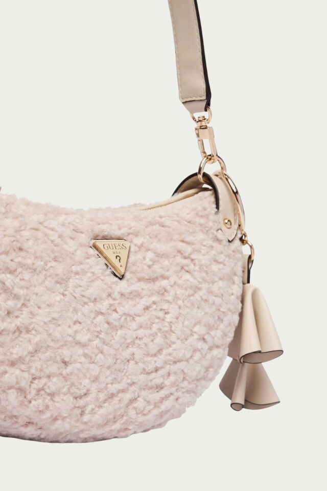 Guess Katie Omuz Çantası Krem