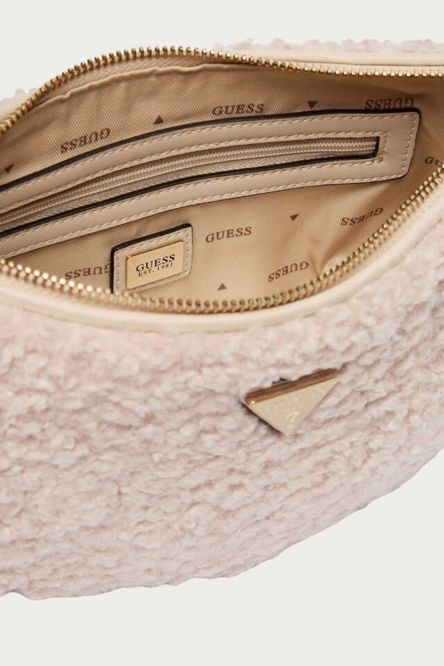 Guess Katie Omuz Çantası Krem