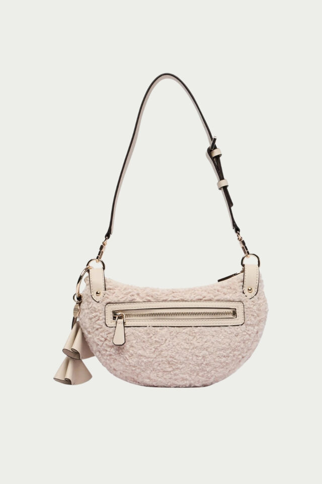 Guess Katie Omuz Çantası Krem