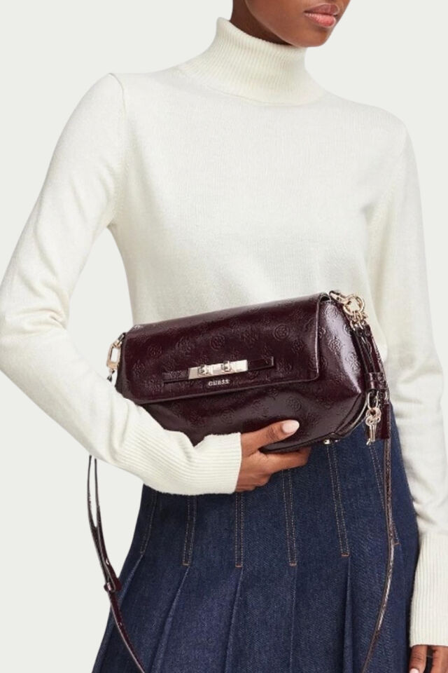 Guess Carmella Çanta Bordo