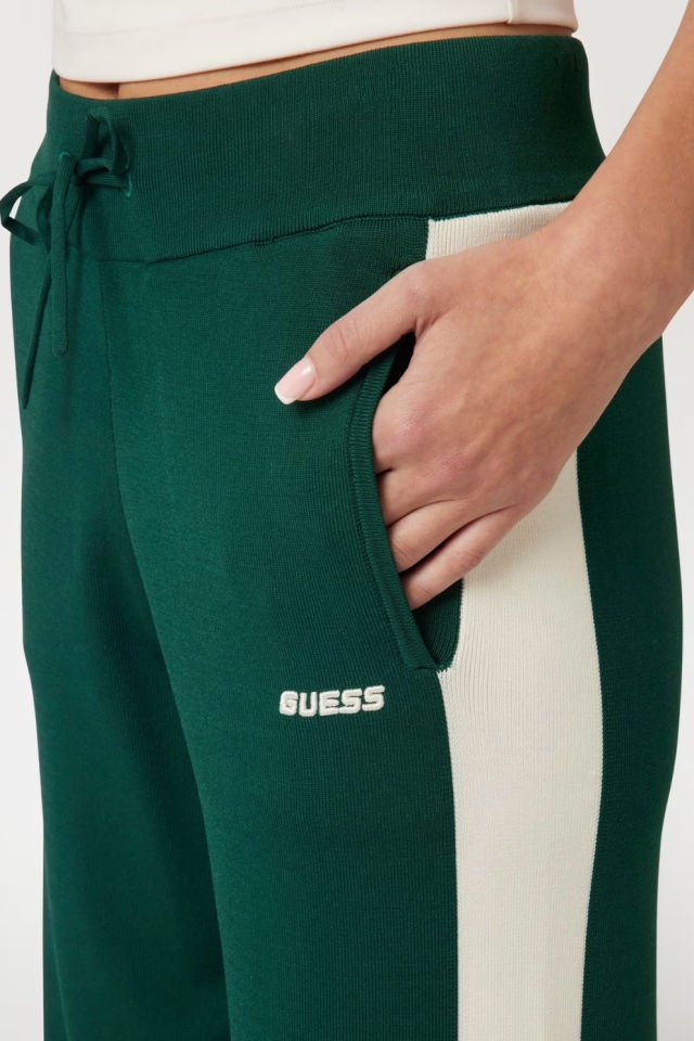 Guess Teknik Bootcut Pantolon Yeşil