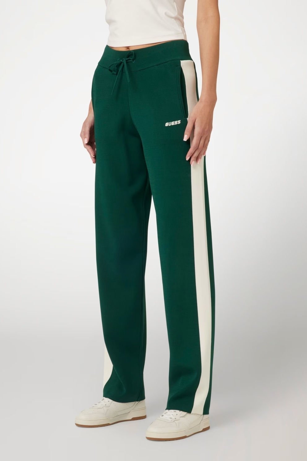 Guess Teknik Bootcut Pantolon Yeşil