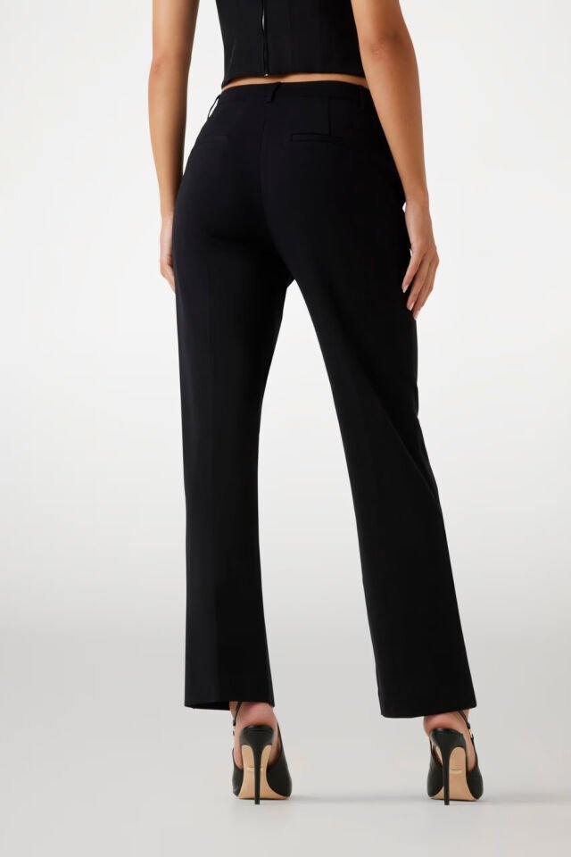 Guess Normal Bel Regular Fit Pantolon Siyah