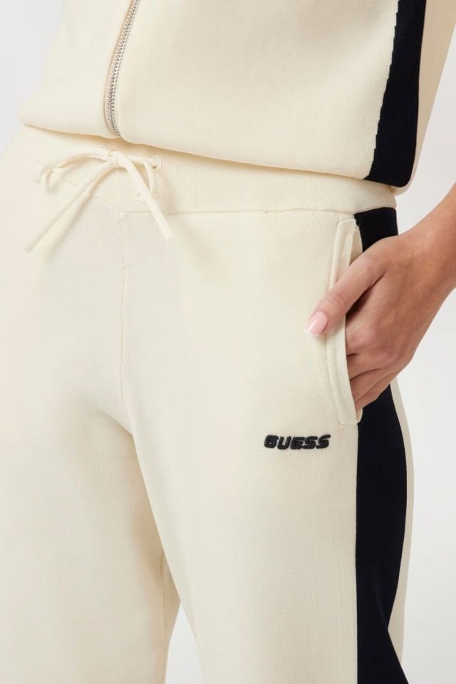 Guess Teknik Bootcut Pantolon Krem