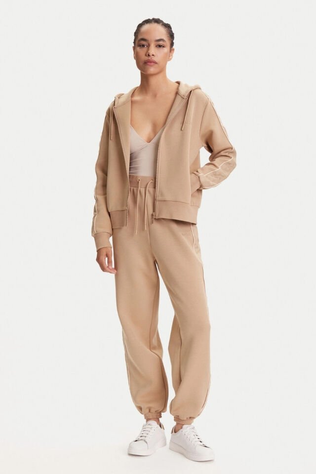 Guess Kapüşonlu Fermuarlı Sweatshirt