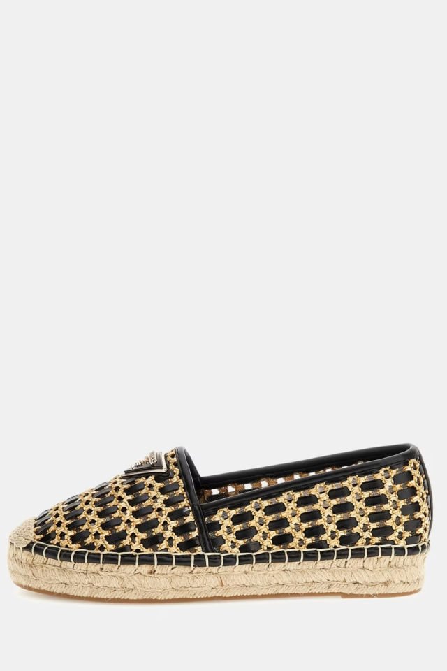 Guess Hasır Desenli Babet Siyah