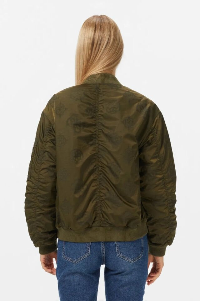 Guess Philomene Bomber Kadın Yeşil Ceket