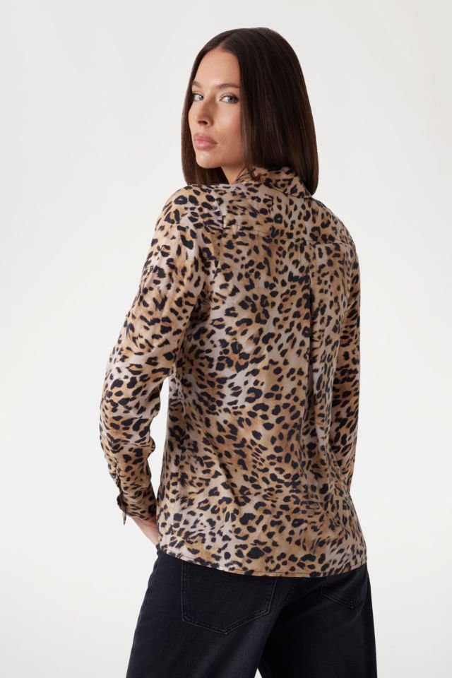 Guess Regular Fit T-shirt Leopar