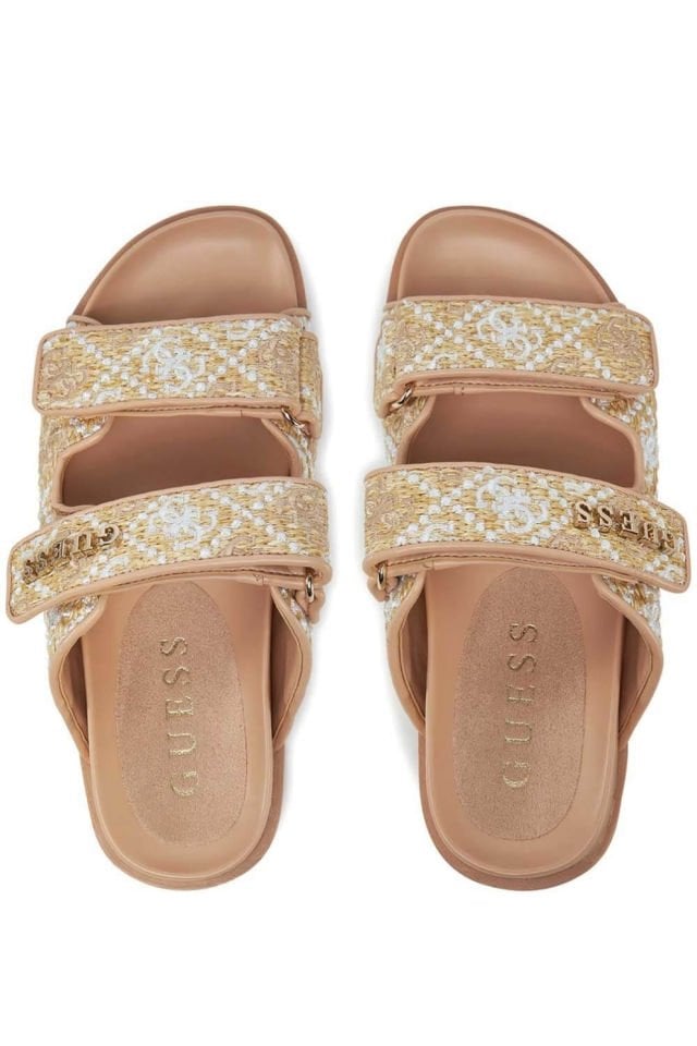 Guess Fadelizz Terlik Krem