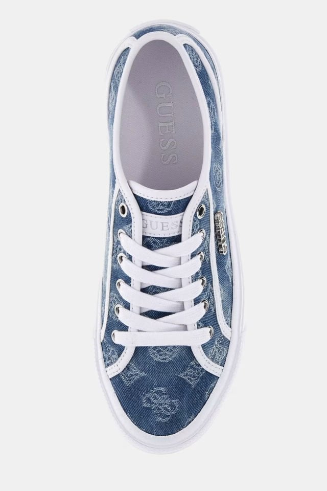 Guess Jelexa 4G ve Peony Logolu Sneaker Mavi