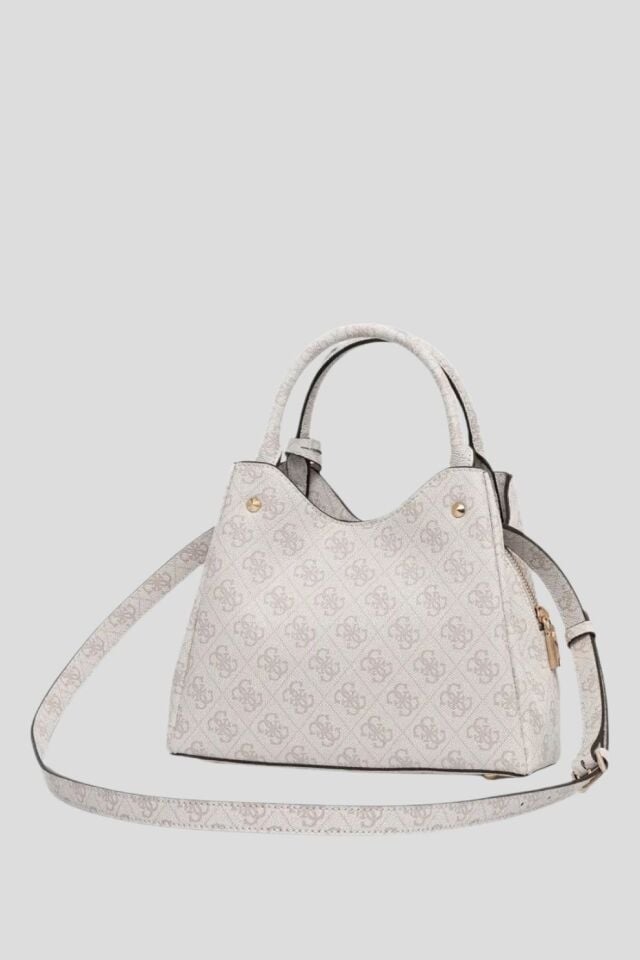 Guess Meridian II Girlfriend Carryall Bone Logo Bej Omuz Çantası