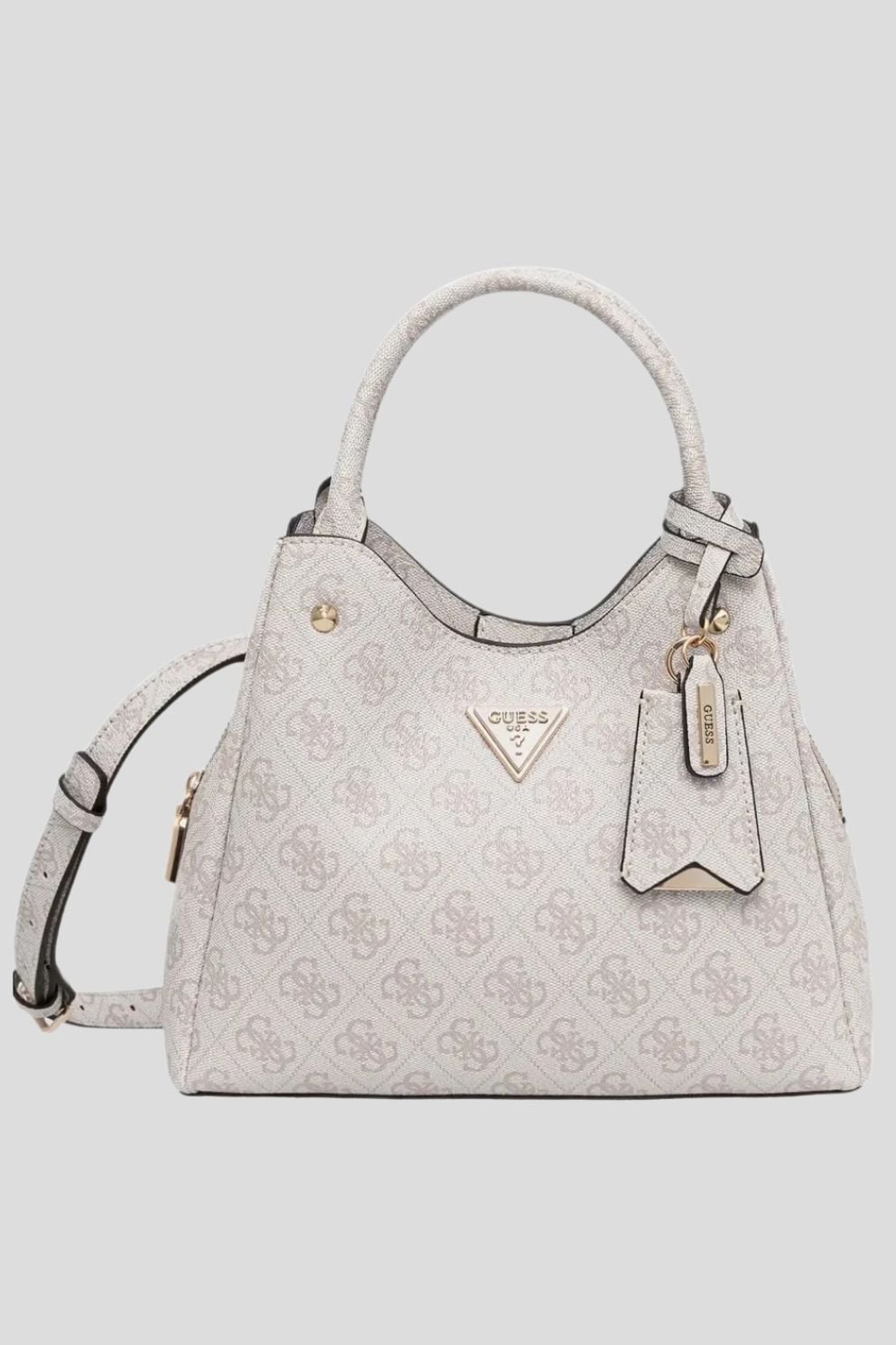 Guess Meridian II Girlfriend Carryall Bone Logo Bej Omuz Çantası