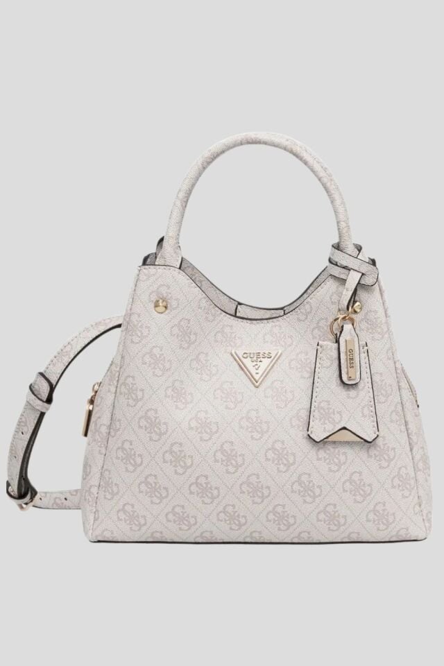 Guess Meridian II Girlfriend Carryall Bone Logo Bej Omuz Çantası
