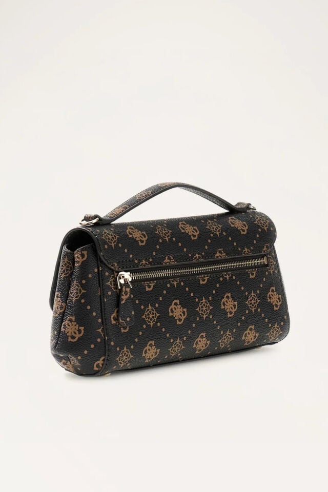 Guess  Emelie Logo Kapaklı Çapraz Askılı Çanta